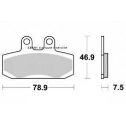 Plaquette de frein Sifam...