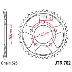 Couronne Acier - 525 - 43...