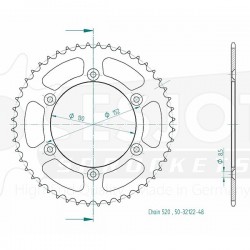 Couronne Acier Aprilia -...