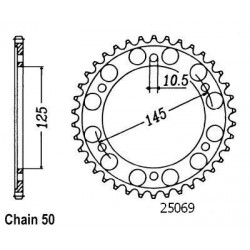 Couronne Acier Yamaha - 530...