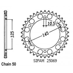 Couronne Acier Yamaha - 530...