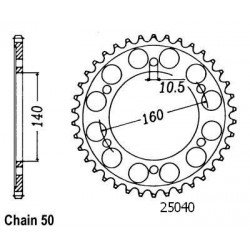 Couronne Acier Kawasaki -...