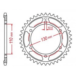 Couronne Acier MZ-Yamaha -...