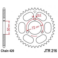 Couronne Acier - 420 - 38...