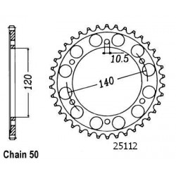 Couronne Acier Suzuki - 530...