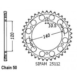 Couronne Acier Suzuki - 530...