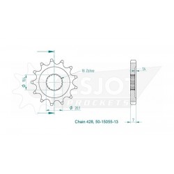 Pignon Generic - 428 - 13...