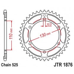 Couronne Acier - 525 - 46...