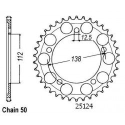 Couronne Acier Honda - 530...