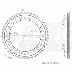 Couronne Acier Honda - 530...