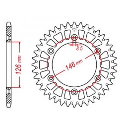 Couronne Alu TT Suzuki...